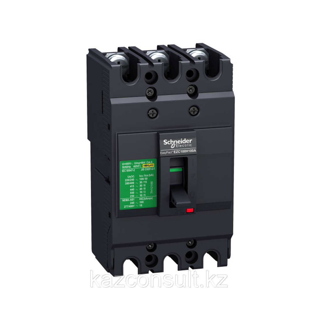 Автоматический выключатель SE EZC100F3080 Easypact 3P 80A - фото 1 - id-p107602272