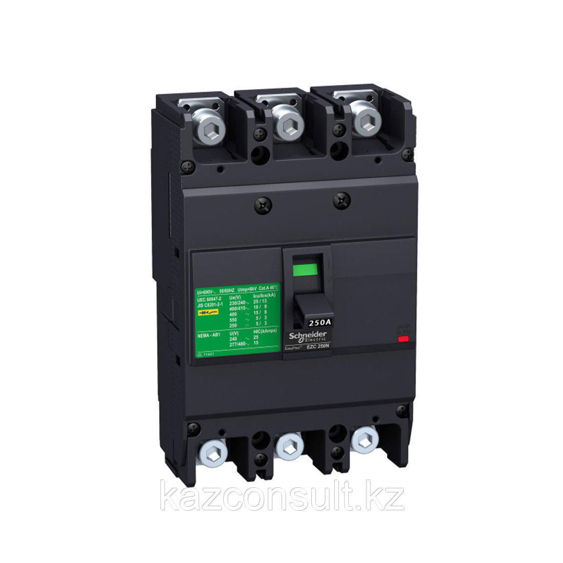 Автоматический выключатель SE EZC250N3100 Easypact 3P 100A - фото 1 - id-p107602283