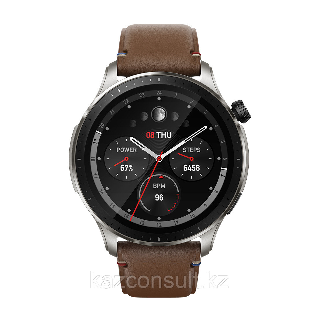 Смарт часы Amazfit GTR 4 A2166 Vintage Brown Leather - фото 2 - id-p107603388