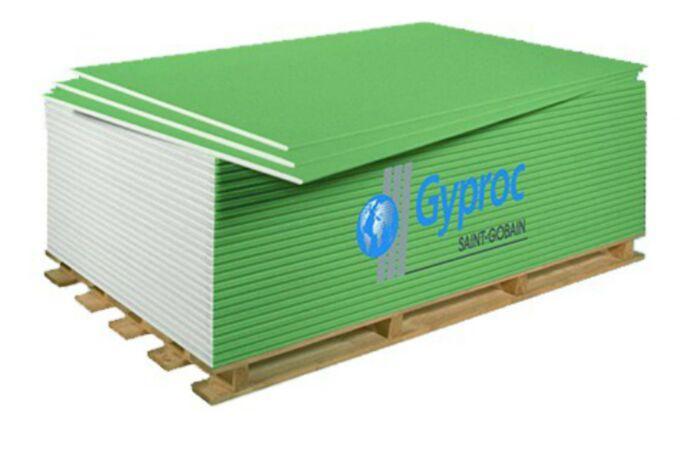 Гипсокартон Gyproc (влагостойкий) ГКЛВ 2500*1200*12,5мм (id 107607633 ...