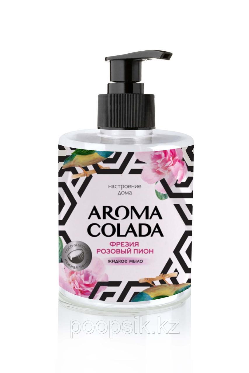 Жидкое мыло Aroma Colada Фрезия - Розовый пион 300 мл - фото 1 - id-p107607725