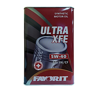 Моторное масло Favorit Ultra XFE 5W-40 4 л
