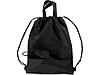 Зонт Picau из переработанного пластика в сумочке, черный, фото 10