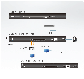 Разветвитель HDMI по кабелю Cat 5 4-портовый  VS1804T ATEN, фото 4