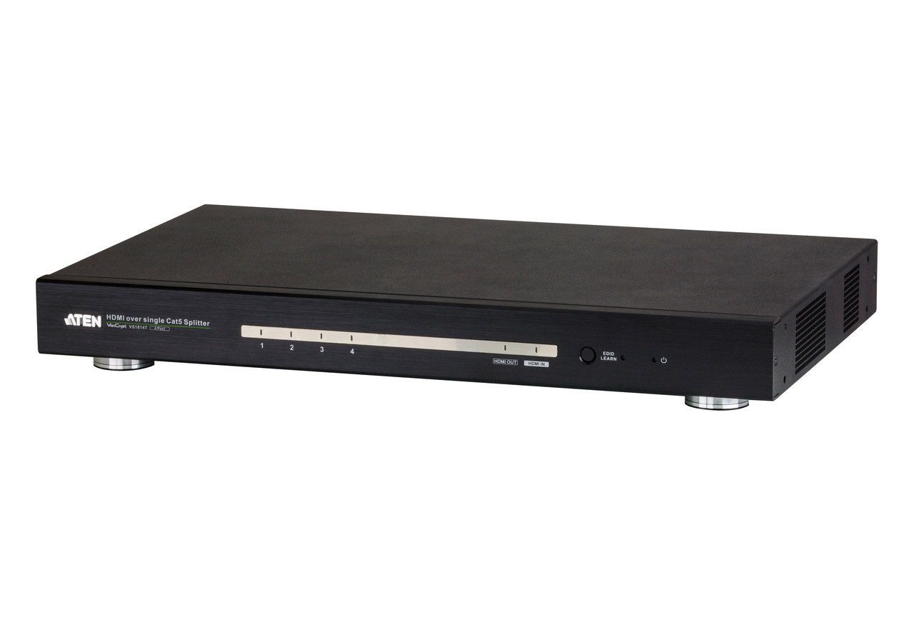 Разветвитель HDMI HDBaseT 4-портовый (HDBaseT Class A) VS1814T ATEN - фото 1 - id-p107612442