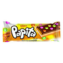 Печенье Papita c карамелью и драже конфетами 33 гр (24 шт. в упаковке) / Solen / Турция