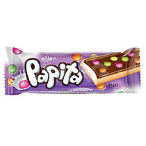 Печенье Papita c молочным кремом и драже конфетами 33 гр (24 шт. в упаковке) / Solen / Турция