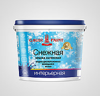 Водно-дисперсионная акриловая краска Gaudi Paint Снежная, 24 кг
