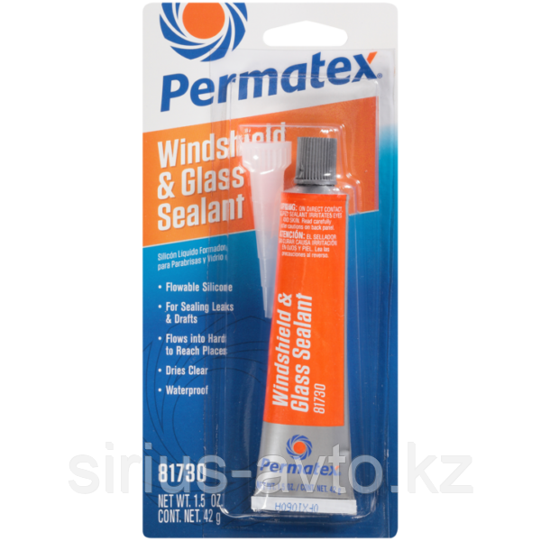Permatex Клей-герметик для автостёкол и фар 42гр