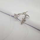 Серебряные серьги Фианит Aquamarine 45499А.5, фото 2