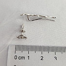 Серебряные серьги Фианит Aquamarine 45499А.5, фото 3