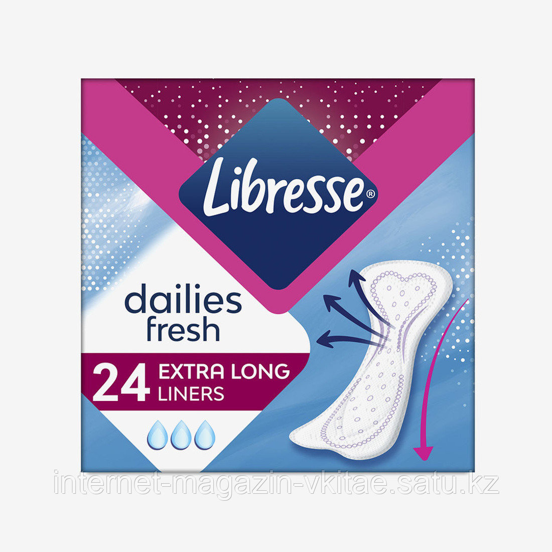 Libresse ежедневные прокладки Dailyfresh Extra Long 24 шт