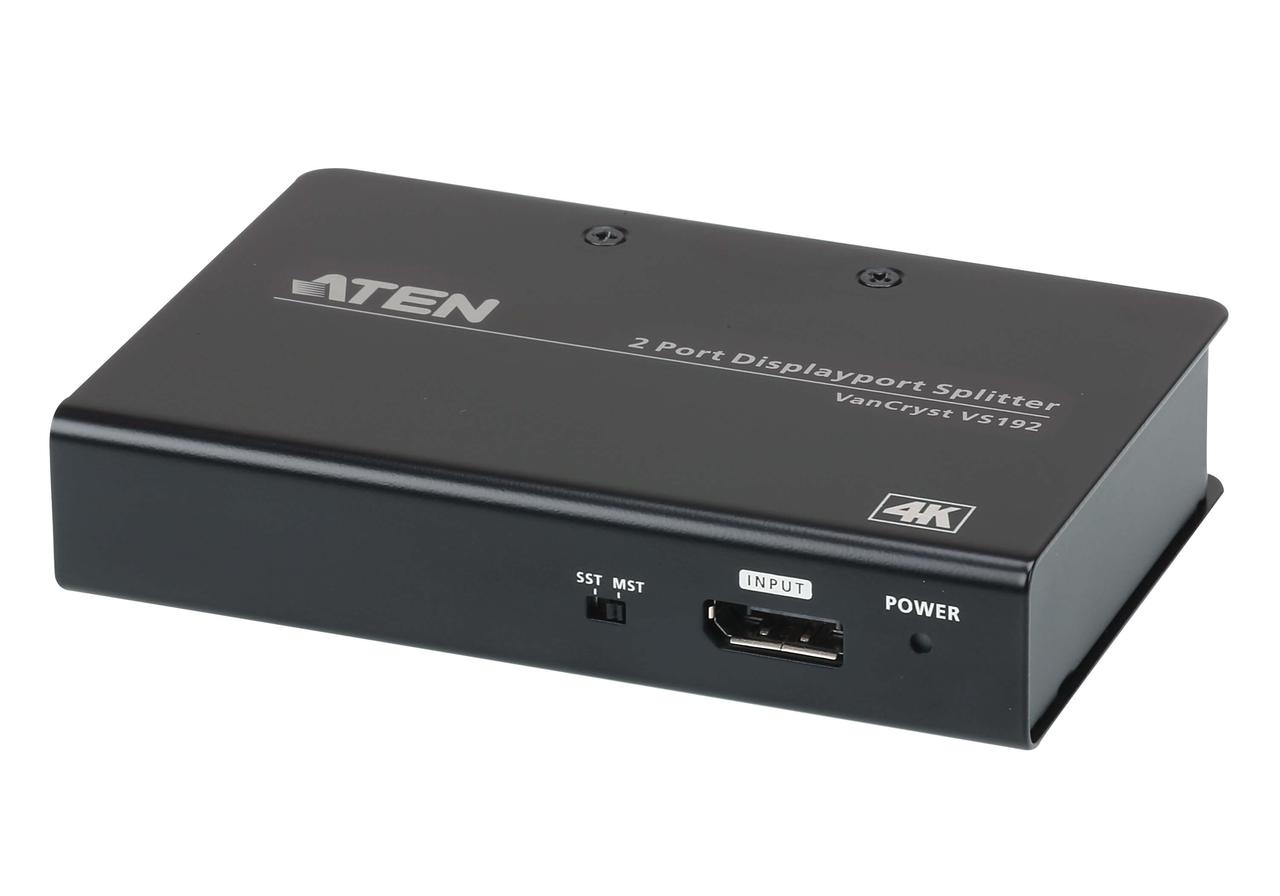 Разветвитель True 4K DisplayPort 2-портовый VS192 ATEN