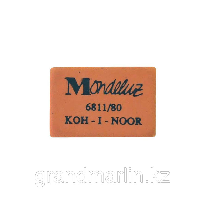 Ластик Koh-I-Noor "Mondeluz" 80, прямоугольный, натуральный каучук, 26*18,5*8мм - фото 1 - id-p107607120