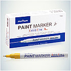 Маркер-краска MunHwa "Extra Fine Paint Marker" желтая, 1мм, нитро-основа, фото 8
