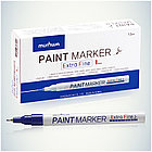 Маркер-краска MunHwa "Extra Fine Paint Marker" синяя, 1мм, нитро-основа, фото 8