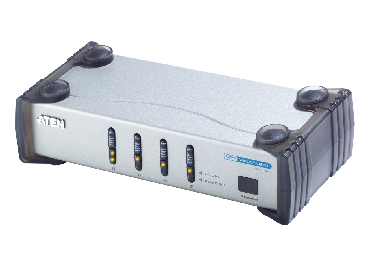 Коммутатор DVI и Аудио 4-портовый  VS461 ATEN