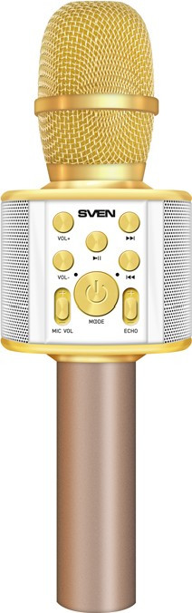 Караоке-Микрофон вокальный SVEN MK-950, 6W, Bluetooch/USB/TF - фото 2 - id-p103804854