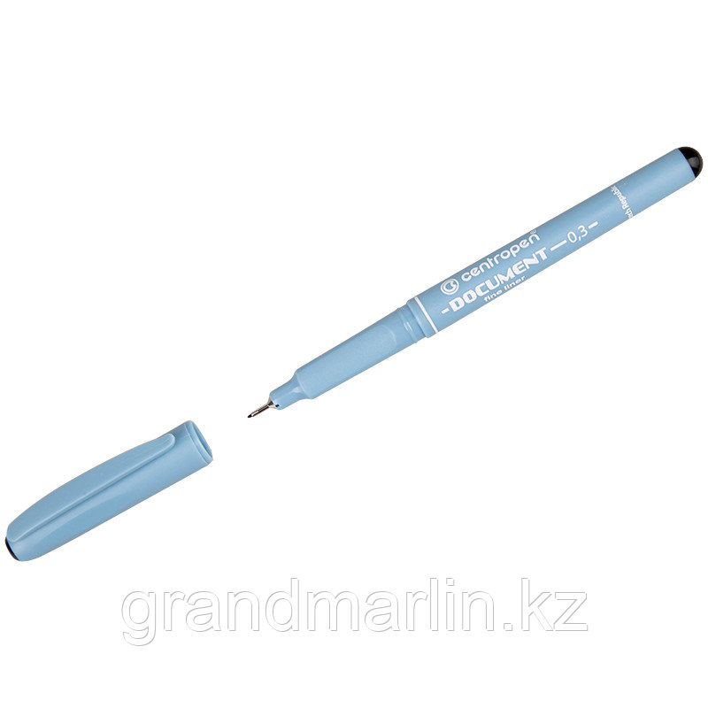 Ручка капиллярная Centropen "Document 2631" черная, 0,3мм, фото 1