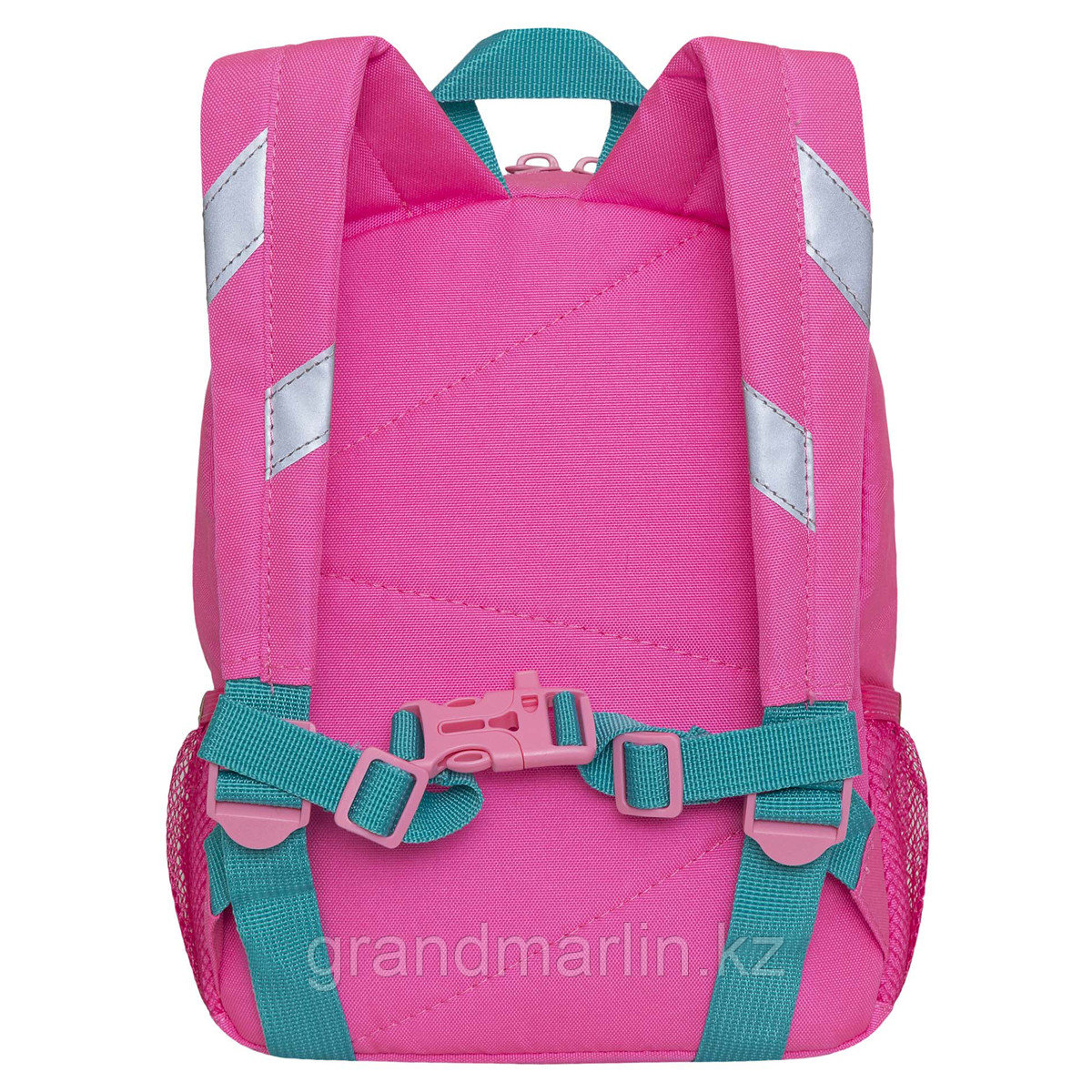 Рюкзак детский Grizzly, 22*28*10см, 1 отделение, 3 кармана, укрепленная спинка, розовый - фото 3 - id-p107607277
