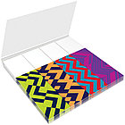 Флажки-закладки Berlingo "Ultra Sticky" "Zigzag", 18*70мм, бумажные, в книжке, с дизайном, 25л*4 бло, фото 2