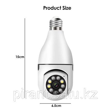 Беспроводная видеокамера Panoramic Bulb Camera SUNQAR, фото 2