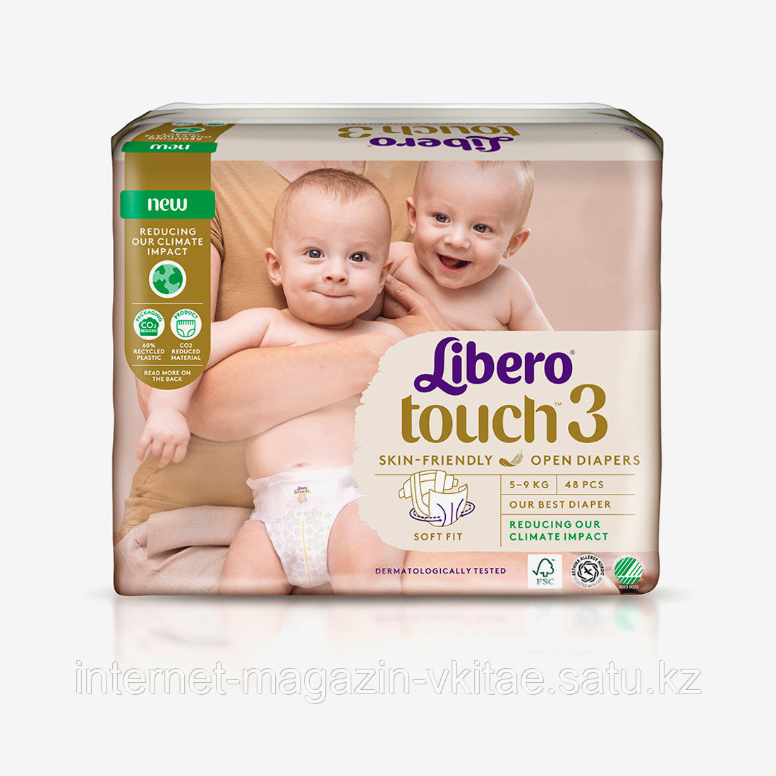 Подгузники Libero для детей Touch 3 (5-9 кг) 48 шт