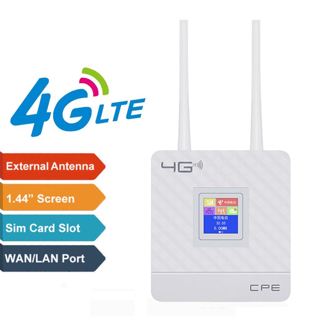 Беспроводной Модем Wi-Fi 4G LTE CPE с слотом для sim-карты - фото 1 - id-p107619638