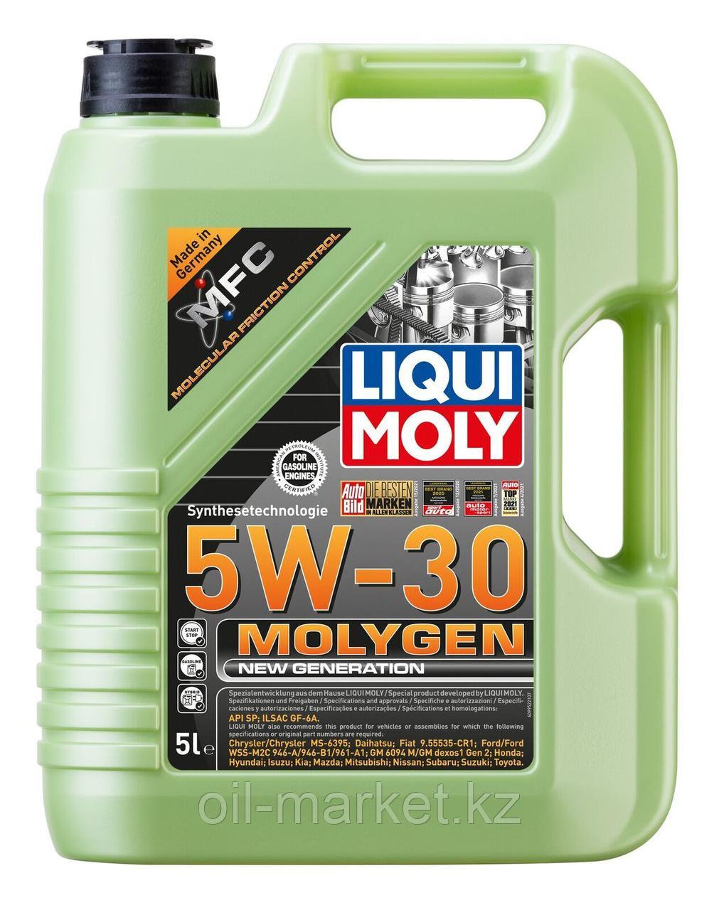 LIQUI MOLY Моторное масло MOLYGEN NEW GENERATION 5W30 5L