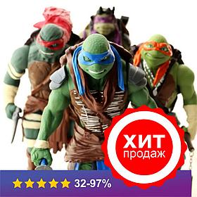 Фигурка 4 Turtles ninja Черепашки Ниндзя набор 16 см очень качественный игрушка