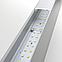 Линейный светодиодный накладной односторонний светильник 53см 10Вт 6500К матовое серебро 101-100-30-53, фото 6