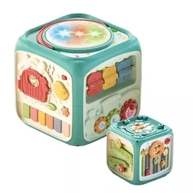 Sobebear wisdom cube Музыкальный Куб (подсветка, мелодии, звуки, пианино, вращающиеся шестеренки, в коробке)