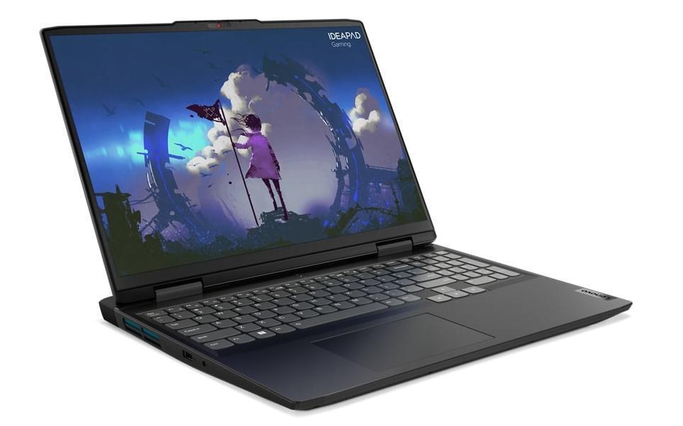 Ноутбук Lenovo IP3 Gaming 16.0'wuxga/Core i5-12450H/8gb/512gb/GF RTX3050ti 4gb/Dos (82SA00DERK) (Компьютеры) - фото 1 - id-p106968920