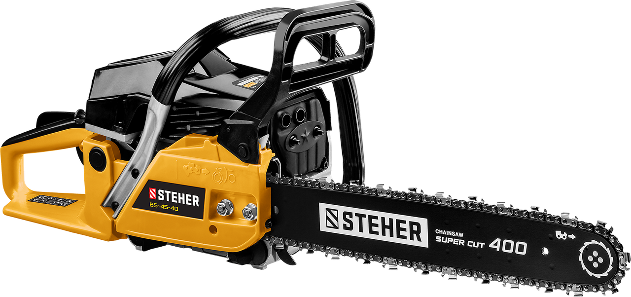 Бензопила STEHER BS-45-40, 45 см3, 40 см