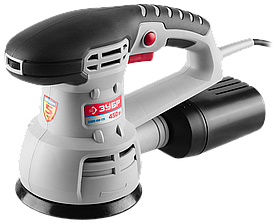 Машина орбитально-шлифовальная, ЗУБР ЗОШМ-450-125, 125 мм, Velcro, 5000-13000 об/мин, эксцентр. ход, 450 Вт