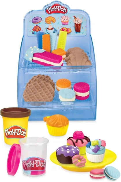 Hasbro Play-Doh Кухня Игровой набор Разноцветное кафе, Плей-До - фото 6 - id-p107625790