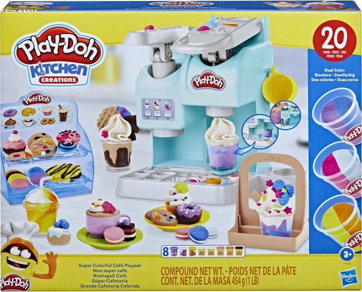 Hasbro Play-Doh Кухня Игровой набор Разноцветное кафе, Плей-До - фото 2 - id-p107625790