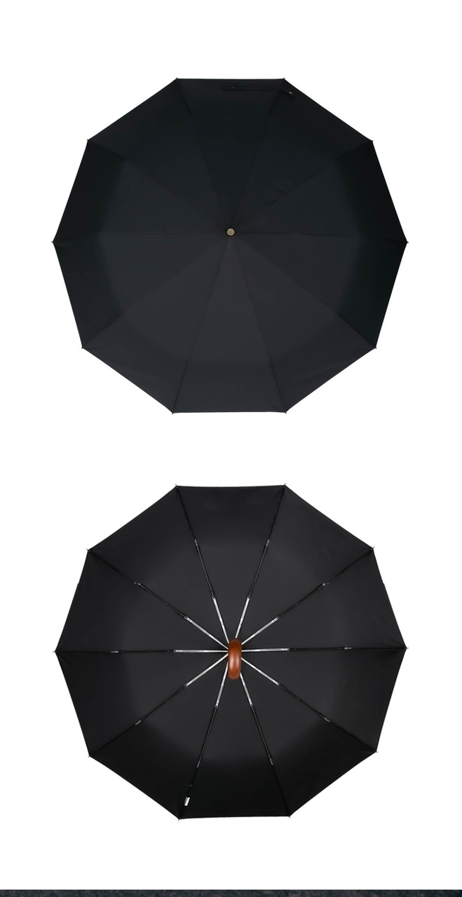 Зонтик Parachase 3263 складной (черный) - фото 4 - id-p107626162