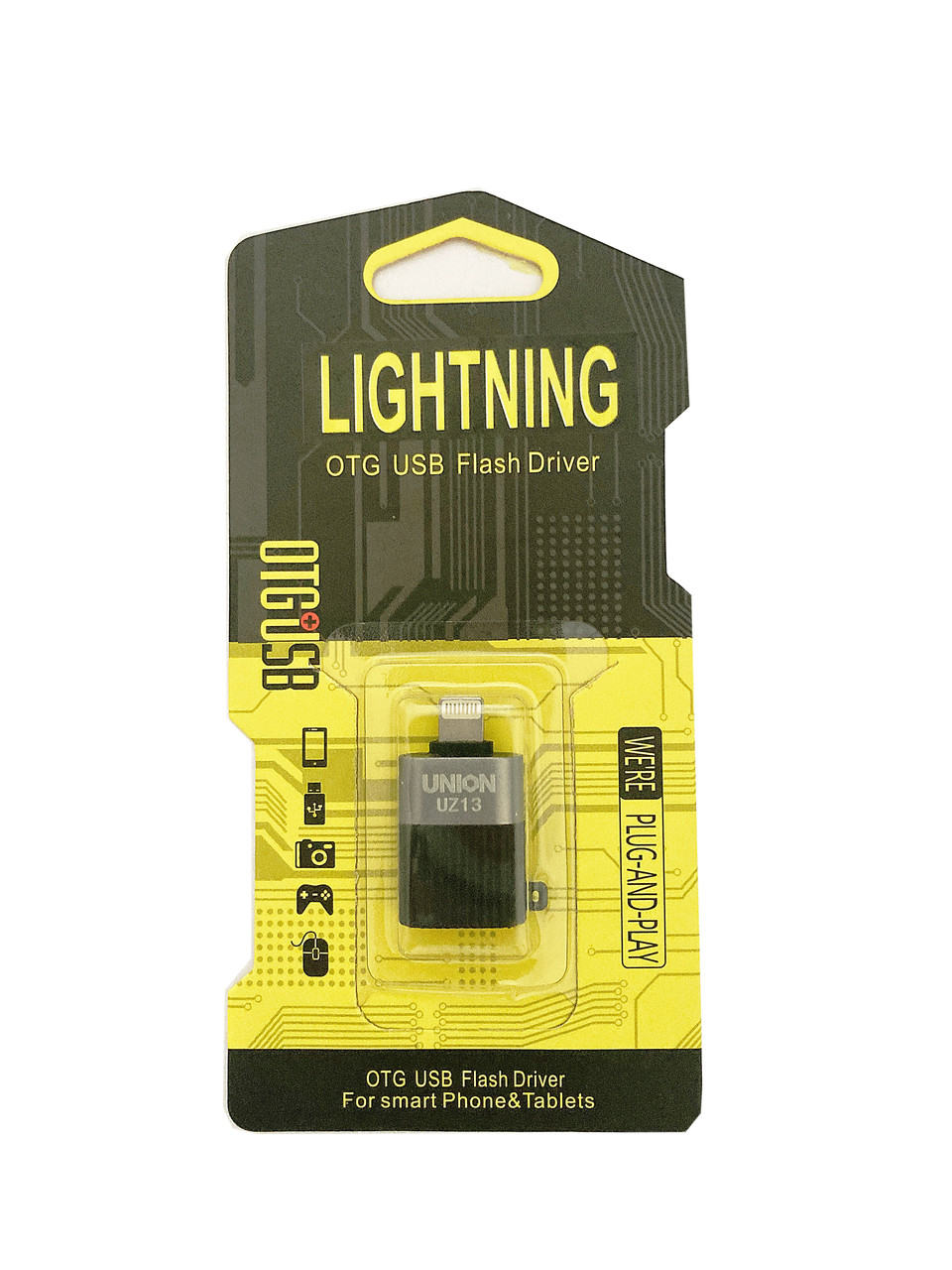 Apple Lightning OTG-адаптер, подключение USB-Flash к iPhone, iPad