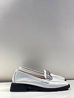 Женская обувь лоферы белого цвета "BAVER". Размер 40., фото 6