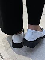 Женская обувь лоферы белого цвета "BAVER". Размер 40., фото 7