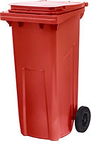Многоразовый внутрикорпусовый контейнер на колесах для сбора, хранения и перемещения медицинских отходов 360, Красный
