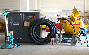 Комплект для полусухой стяжки СО-241 (300 литров, 6 м3/мин)