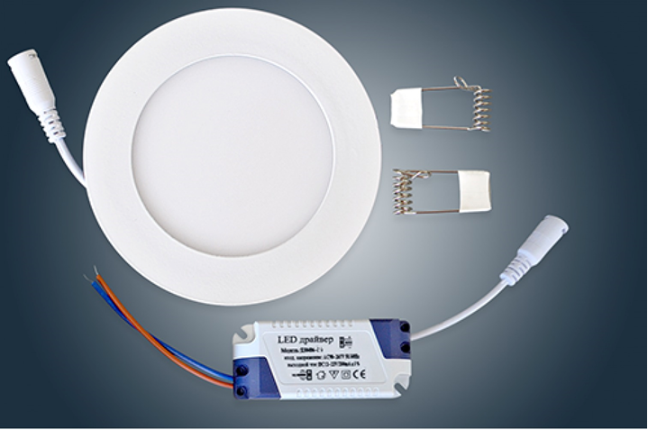 Точечный LED светильник, 6W, 120 мм., внутренний, круглый