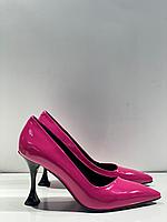 Классические женские туфли малинового цвета в Алматы. Качественная женская обувь., фото 2