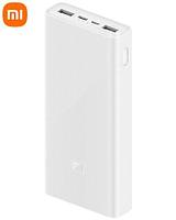 Xiaomi Power Bank 3 USB-C 20000 МАч (PLM18ZM) сыртқы батареясы ақ