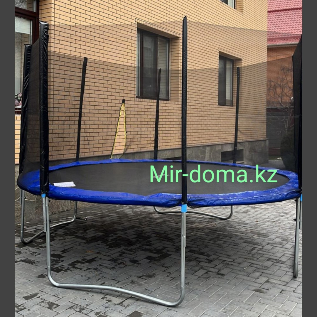 Батут пружинный с защитой XGK-12W (366 см), фото 1
