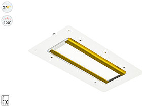 Светодиодный светильник Прожектор Взрывозащищенный GOLD, для АЗС , 27 Вт, 100°