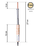 Паяльник электрический 40 Вт ЭПСН 40/230 нержавеющий корпус, с деревянной ручкой (Белгород) 3737, фото 2