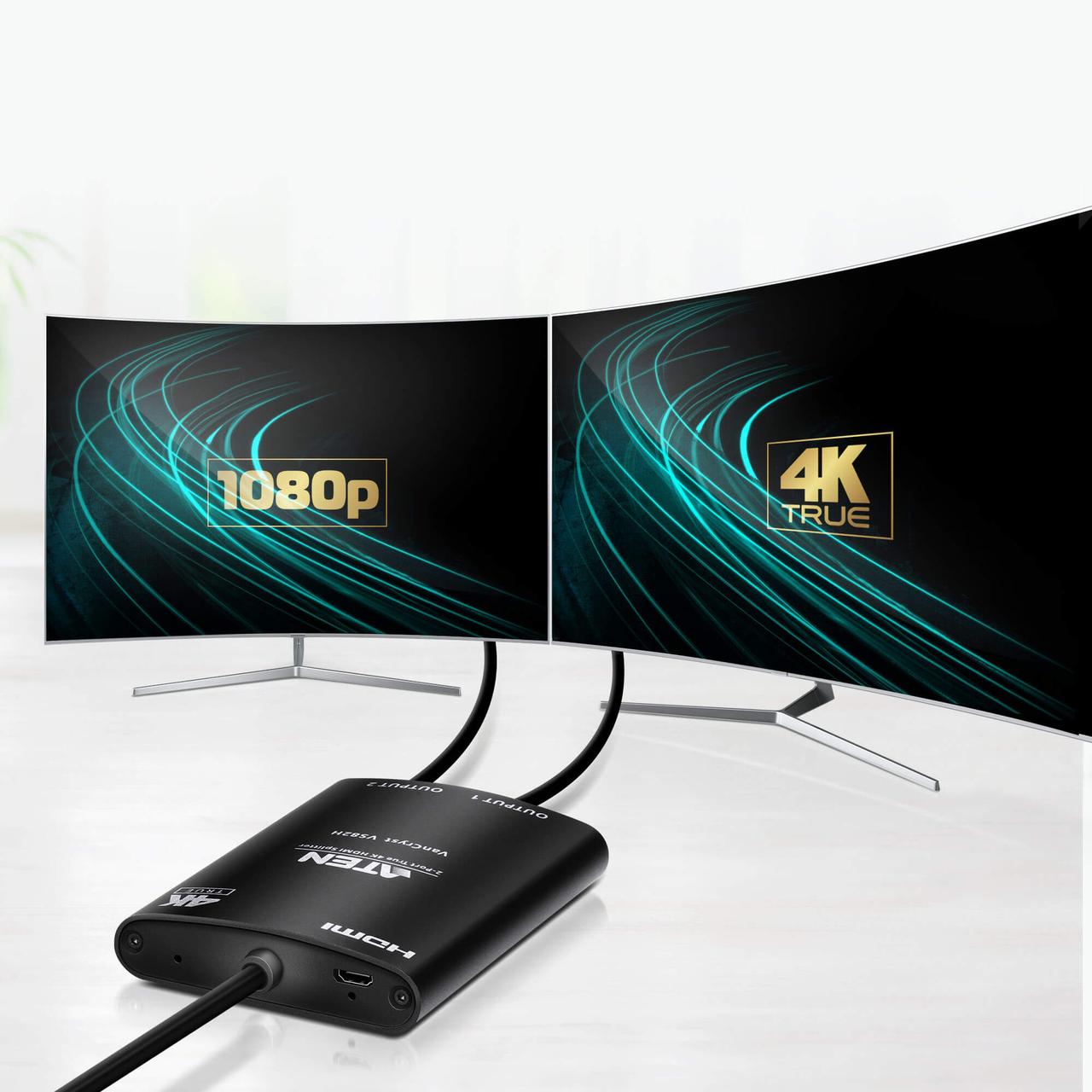 2-портовый True 4K HDMI-разветвитель VS82H ATEN - фото 6 - id-p107634914